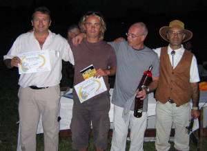 Winners knives middle: Michel, Simon, Michael, Philippe