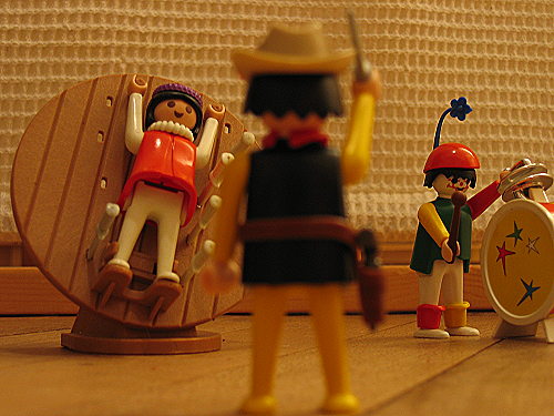 Playmobil - Knife Thrower in circus